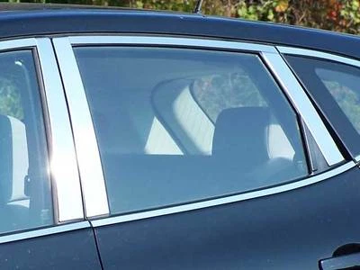 Postes de pilar de cromo inoxidable 6 piezas moldura de ventana Qaa para Nissan Rogue 2008-2013 Foto 1 de 4