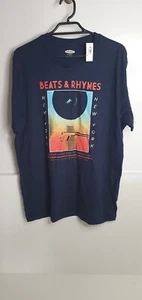 Old Navy Printed T Shirt  Beats And Rhymes  New York Central Park B.N.W.T Size M - Bild 1 von 5