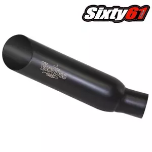 Voodoo Exhaust R6 2006-2015 2016 2017 2018 2019 2020 Yamaha Short Slip On Black - Picture 1 of 1