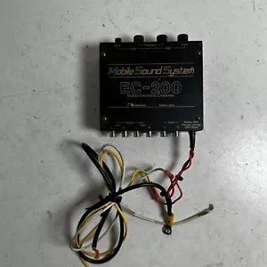 Nakamichi EC-200 Black Mobile Electronic Crossover Car Audio Signal Processors - Picture 1 of 12
