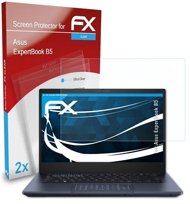 atFoliX 2x Pellicola Protettiva per Asus ExpertBook B5 chiaro - Immagine 1 di 4