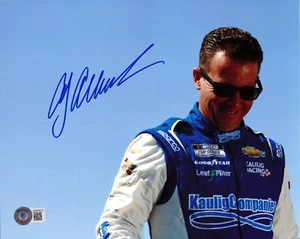 AJ ALLMENDINGER SIGNED 8X10 PHOTO AUTOGRAPH RACER NASCAR C BECKETT BAS COA - Picture 1 of 1