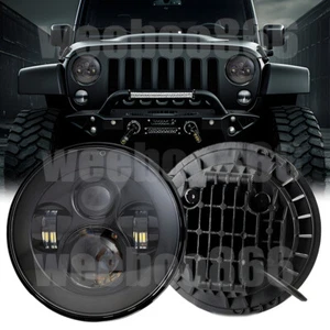 for Jeep Wrangler JK LJ TJ CJ 7" Round Newest Led Headlight Headlamp Sealed Beam - Picture 1 of 12