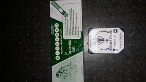 Vintage Tweeten Billiard Repair Kit and Silver Cup Chalk (see description) - Picture 1 of 2