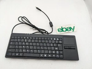 MC-818 82 Keys USB Keyboard Wired Keyboard Built-in Touchpad USB HUB Port - Picture 1 of 6