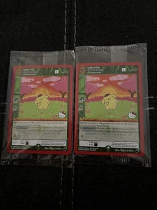 2 MetaZoo Hello Kitty 2023 SDCC Exclusive Pompompurin Comic Con Promo Card RARE - Picture 1 of 2