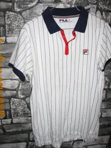 T-SHIRT Borg Fila Tennis Baumwolle VINTAGE RETRO Jersey Shirt Trikot Maillot 80er - Bild 1 von 1