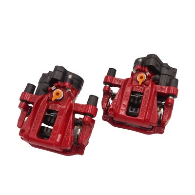 2x Brake Caliper Rear Red 272mm VW Golf 8 VIII Caddy Audi A3 8Y Skoda Octavia IV - Image 1 of 4