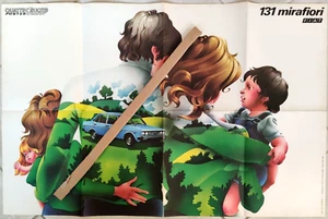 Poster Fiat 131 Mirafiori Quattroruote 1974 (P1) - Picture 1 of 1