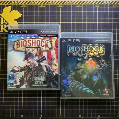 Lot 2 BioShock Infinite & 2 Playstation 3 PS3 Asia English Complete W/Manual - Image 1 of 4