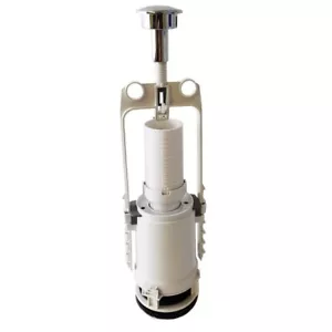 B&Q Madrid Replacement Single Flush Valve and Button Toilet Cistern Flush Syphon - Picture 1 of 5