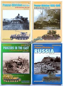 Lot of 4 WW2 Nazi East Front Tank Photo Books PANZER-DIVISION ~ 288 pages - Bild 1 von 5