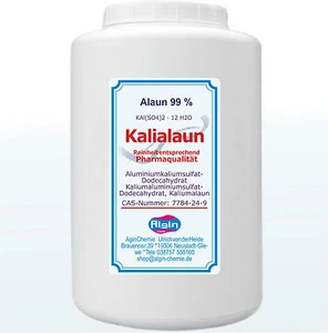 Kalialaun Pharmaquaität 500 g Dose Kaliumaluminiumsulfat Alaun - Bild 1 von 1
