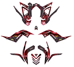 Fits Raptor 700R Graphics decal kit Yamaha 2006 2007 2008 2009 2010 2011 2012 - Picture 1 of 1