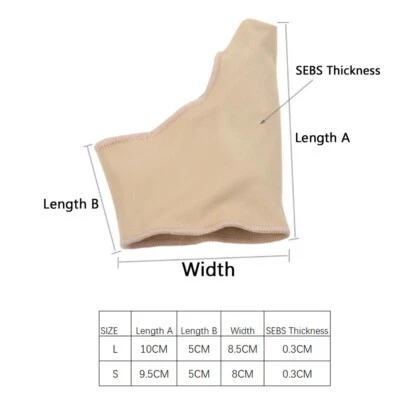 1 par corrector de juanete y mangas de alivio con almohadilla de gel cojín protector ortopédico Foto 1 de 4