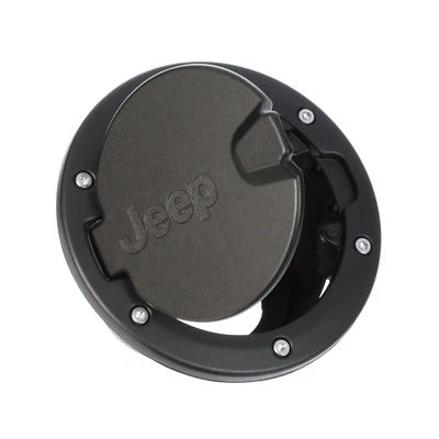 Puerta de llenado de combustible OEM MOPAR 07-18 Jeep Wrangler (JK) 2 puertas Jeep Logo 82214789 Foto 1 de 4