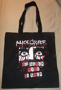 New Old Stock Alice Cooper "Ol' Black Eyes Is Back" Tragetasche Halloween Deko - Bild 1 von 3