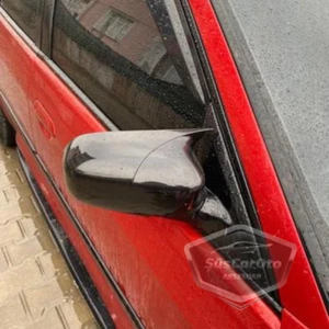 For Honda Civic Vtec 2002-2006 Batman Bat Wing Mirror Cover Piano Black ABS Pair - Bild 1 von 10