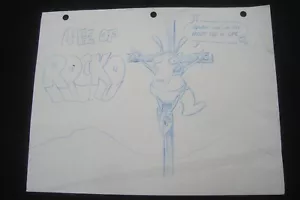 Rocko's Modern Life - Prop Model Sheets cel + Sketch + 3 Copy Backgrounds - Picture 1 of 7