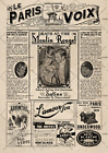 Affiche de journal Moulin Rouge imprimée