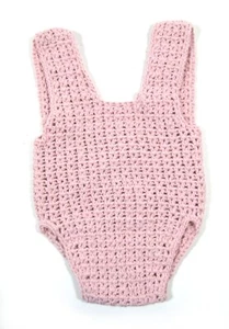 NWT KSS Handmade Pink Colored Baby Romper/Bathing suit 3- 6 Months PA-065 - Picture 1 of 3