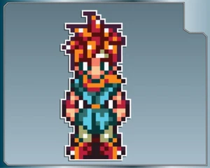 CRONO Sprite from Chrono Trigger Vinyl Decal #1 Car Truck Window Sprite - Picture 1 of 1