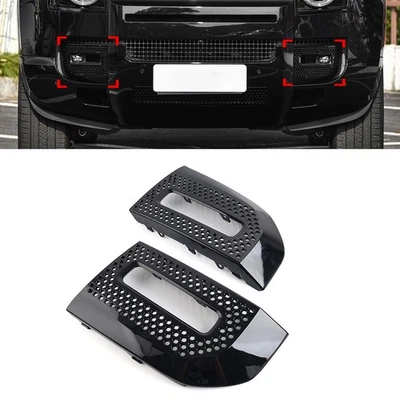 Fog Lights Grill Fog Lamp Frame Bezel Cover Fit Land Rover Defender 90 110 130 - Image 1 of 4