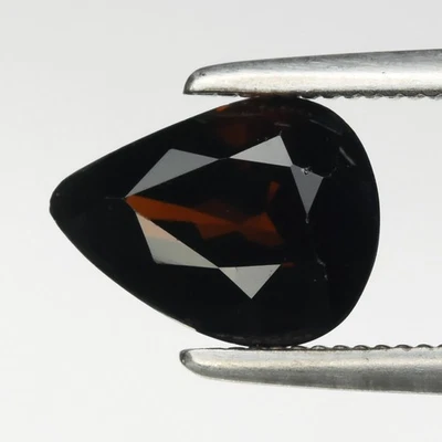 💎 Turmalina amarilla profunda natural de pera de 1,33 quilates 8x6 mm VS - sin calefacción, gema de Tanzania Foto 1 de 4