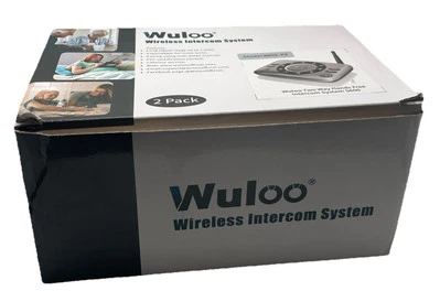 Wuloo S600-P2 Wireless Intercoms System - Black (2 Pack) - Image 1 of 2