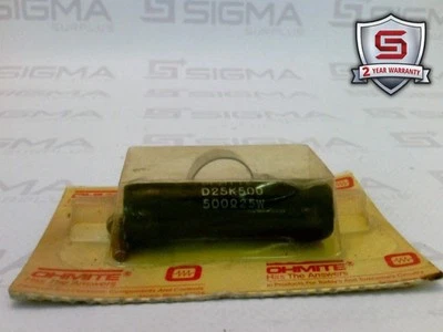 OHMITE ARCOL D25K500 RESISTOR - Image 1 of 4