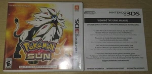 Nur Hülle und Handbuch OHNE SPIEL Pokemon Sonne Nintendo 3DS Original - Bild 1 von 4