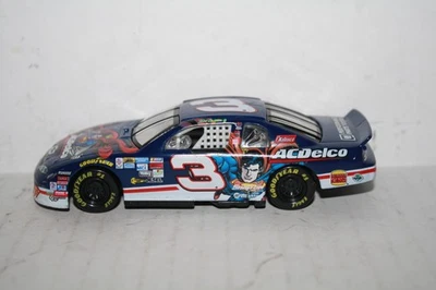 DALE EARNHARDT JR #3 SUPERMAN MONTE CARLO NASCAR DIECAST-1/43-GOOD-BLUE-LOOSE - Image 1 of 4