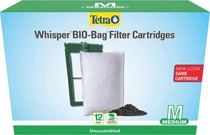 Whisper Bio-Bag Cartucce Filtro per Acquari, Filtro Medio per Acqua Dolce e - Foto 1 di 12