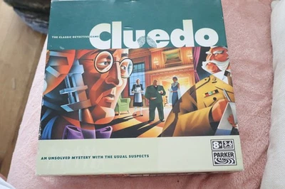 PARKER BROTHERS 2006 BOARD GAME CLUEDO THE CLASSIC DETECTIVE GAME COMPLETE - Image 1 of 4