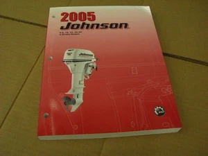 NEW 2005 (SO) Johnson/Evin 2 Stroke Manual 9.9/15/25/30Hp #5005964 4-5-4 - Bild 1 von 6