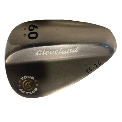 Cleveland Golf Tour Action RH 60 Degree Lob Wedge 60.10 Traction Steel 37” Shaft - Image 1 of 4