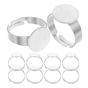 Bandeja de acero inoxidable de 20 piezas bisel Miss Base fabricación de joyas - Imagen 1 de 12