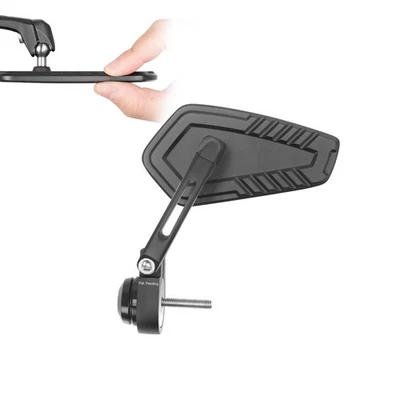 Espejo de extremo de barra delgada negro HOJA M5 perno se adapta a Triumph America Speedmaster Daytona Foto 1 de 4