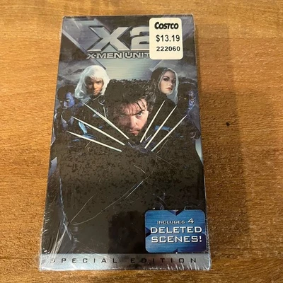 X-Men (2000) VHS New Sealed Marvel H. Jackman P. Stewart Wolverine Action Sci-Fi - Image 1 of 2