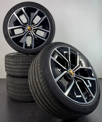 Porsche Taycan 21 Zoll Aero Felgen 9J1073663AA Sommerräder Sommerreifen original - Bild 1 von 4