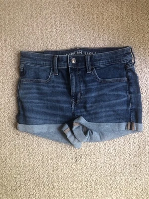 Pantalones Cortos Denim American Eagle Talla 4 Next Level Stretch Foto 1 de 4