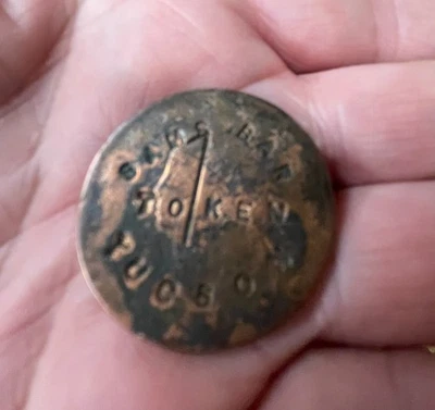 Tucson AZ bar or saloon token C19th american old west cowboy era - Image 1 of 3
