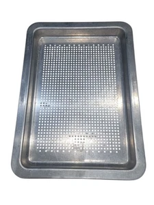 De colección REMA Aluminio 13 X 9 X 1 1/8 Rectangular Pan Perforado Agujeros Ventilados - Imagen 1 de 10
