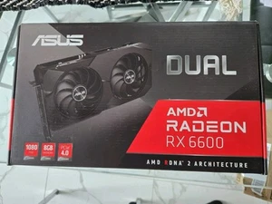 Asus Dual AMD Radeon RX 6600 Gaming Graphics Card 8gb - Picture 1 of 2