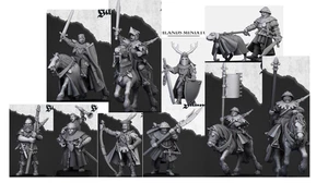 Gallia Character Bundle - Highlands Miniatures - 28mm 32mm - 10 x Heroes - RPG - Picture 1 of 11