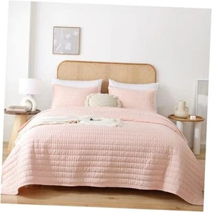 Quilt King Size Bedding Sets, Lightweight Soft Bedspread Coverlet, Quilted - Picture 1 of 8