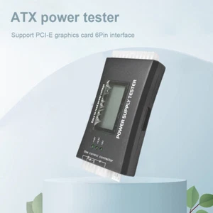 20/24 Pin Power Supply Tester LCD Display PC Power Measuring for ATX BTX ITX TFX - Afbeelding 1 van 11