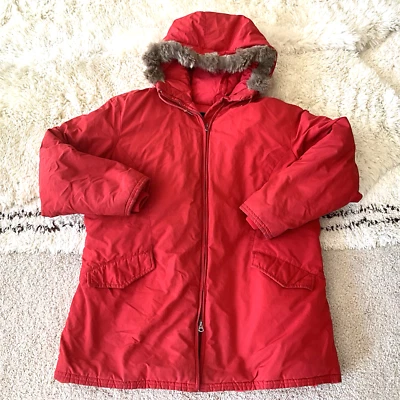 Vintage 60s Sportcaster Seattle Goose Down Polar Parka Jacket Fur Hood Coat XL - Image 1 of 4