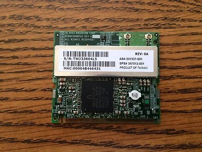 Genuine Compaq Presario Laptop R3050US Wifi Card - Image 1 of 2