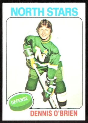 1975-76 8327A Topps Dennis O'Brien Minnesota North Stars #53 - Image 1 of 2